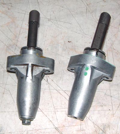 New tensioner on right