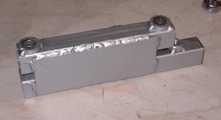 Painted centre bearing support