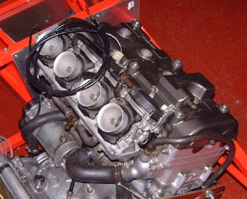 Carbs now fitted to engine