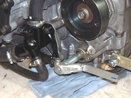 Actuator on engine