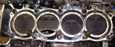 Holed number 3 piston