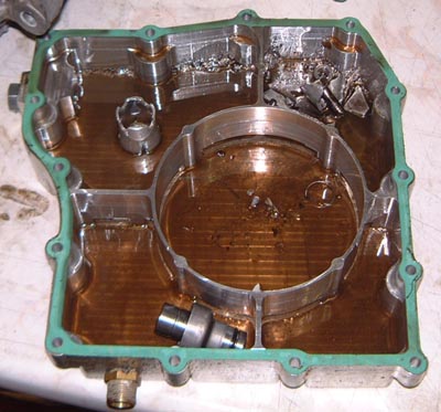 Bits of piston....