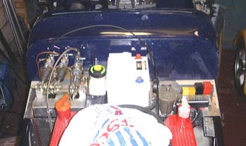 Battery shelf