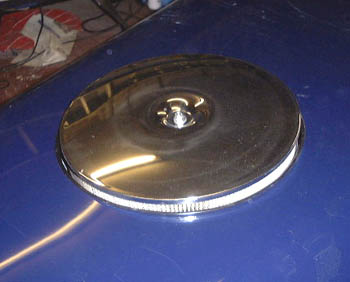 Air cleaner with neatened up holes...