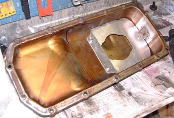 Simple home-made baffled sump