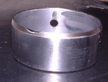 Damaged bearing