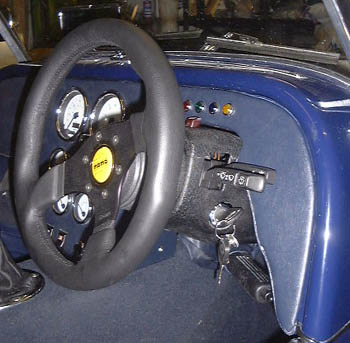 The dash with lots of room to get at the key