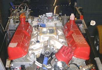 Bolted together top of engine, including dipstick!