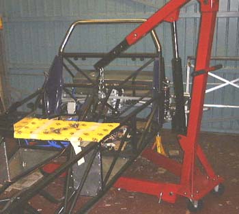 Putting the chassis on stands