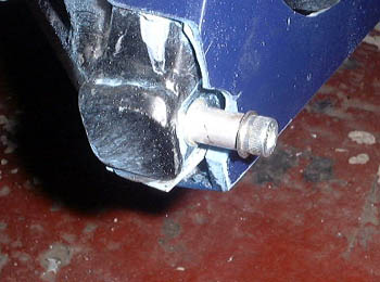 Hinge, of a sort, for the nose cone