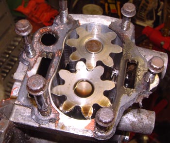 Oil pump gears