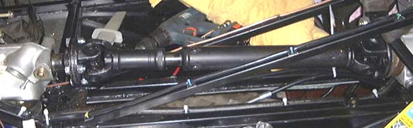 Propshaft in situ