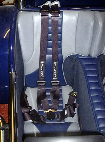 Seatbelts now fitted