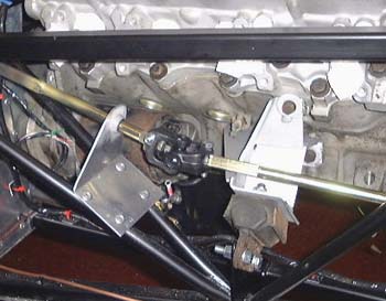 Both parts of the steering column.