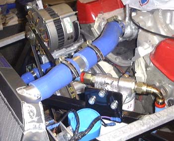 Wrong place for a hose...