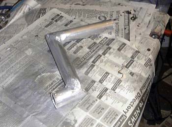 Aluminium top pipework